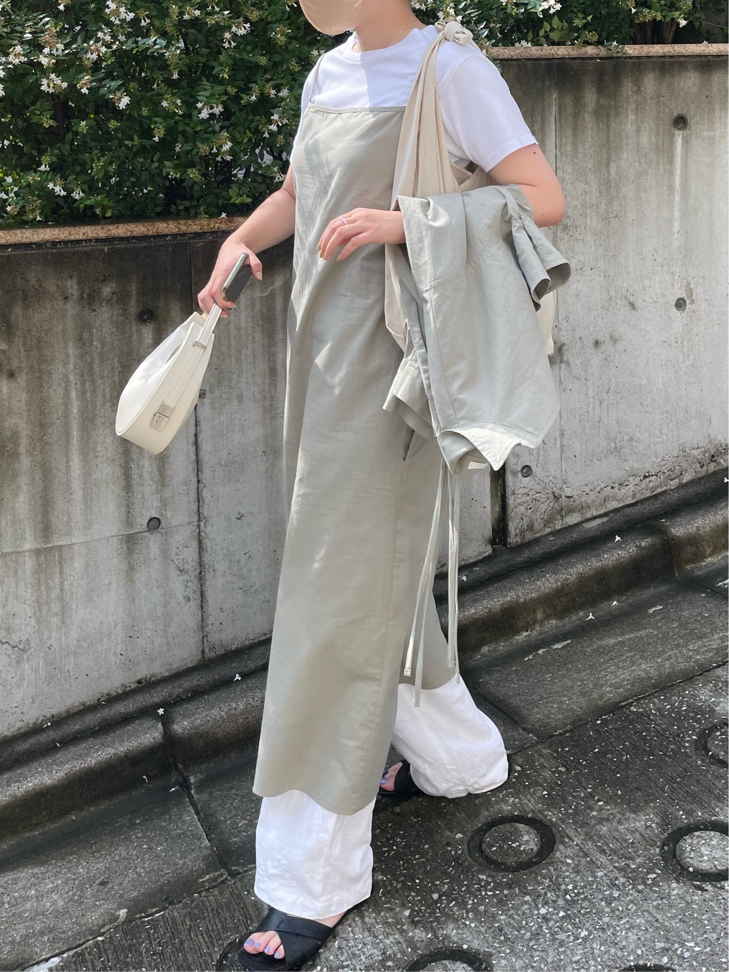 Short drape one piece【set item】