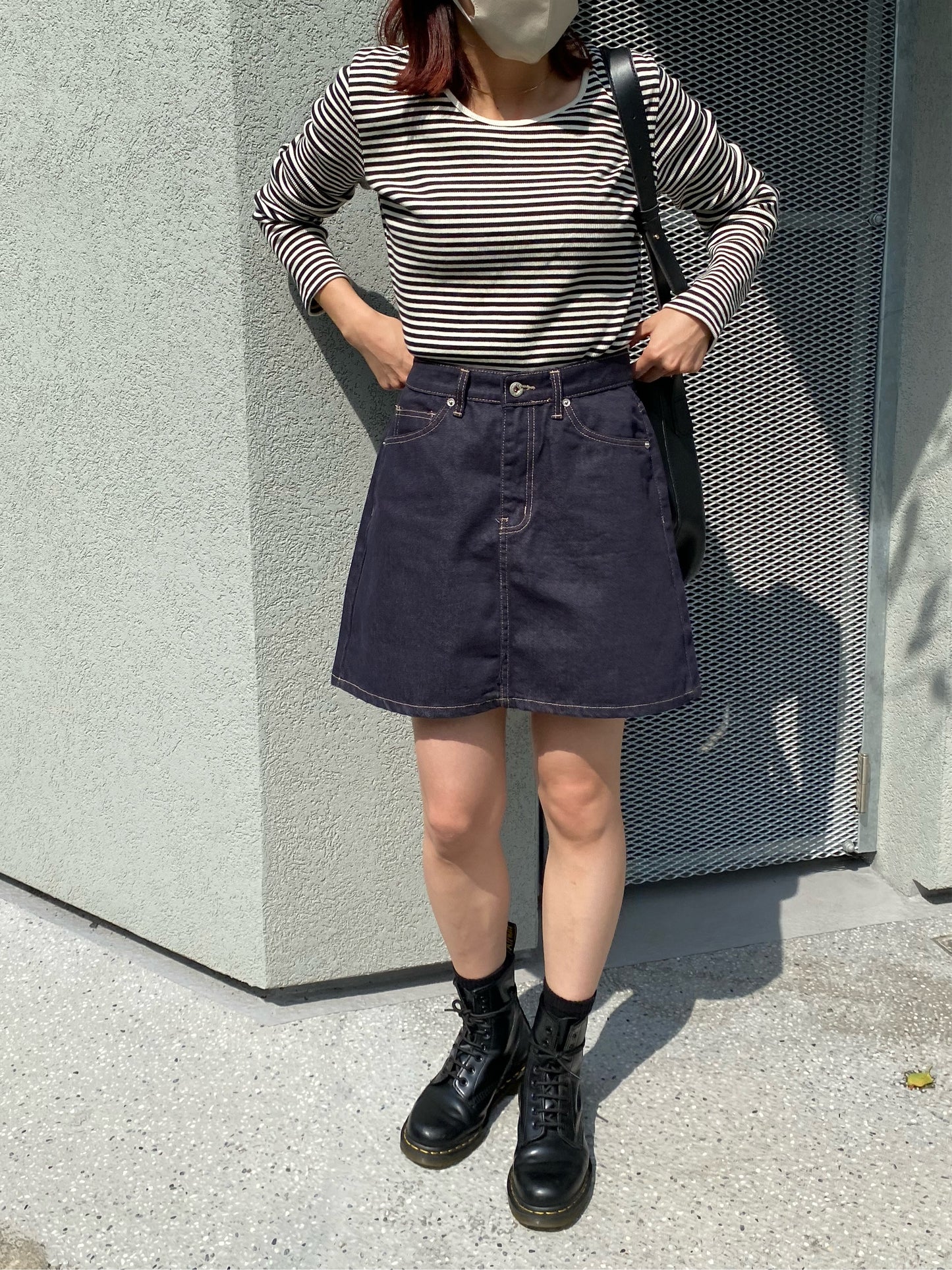 Denim skirt[mini]